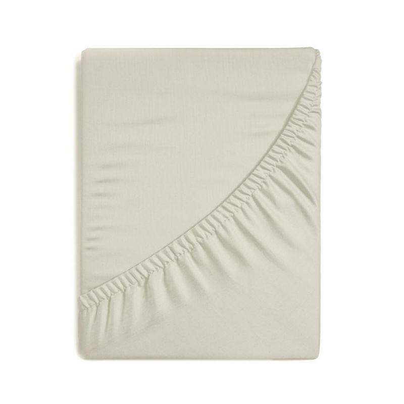 Prześcieradło SOFT Eurofirany 180x200 cm +30 cm mikrowłókno kremowe 1 szt.