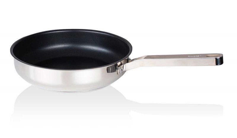 Patelnia ze stali nierdzewnej 24 cm Husla-73961 1szt