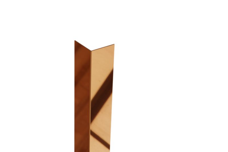 Kątownik wykończeniowy L Lambro miedziany połysk 3cm x 3cm x 270cm 1 szt.