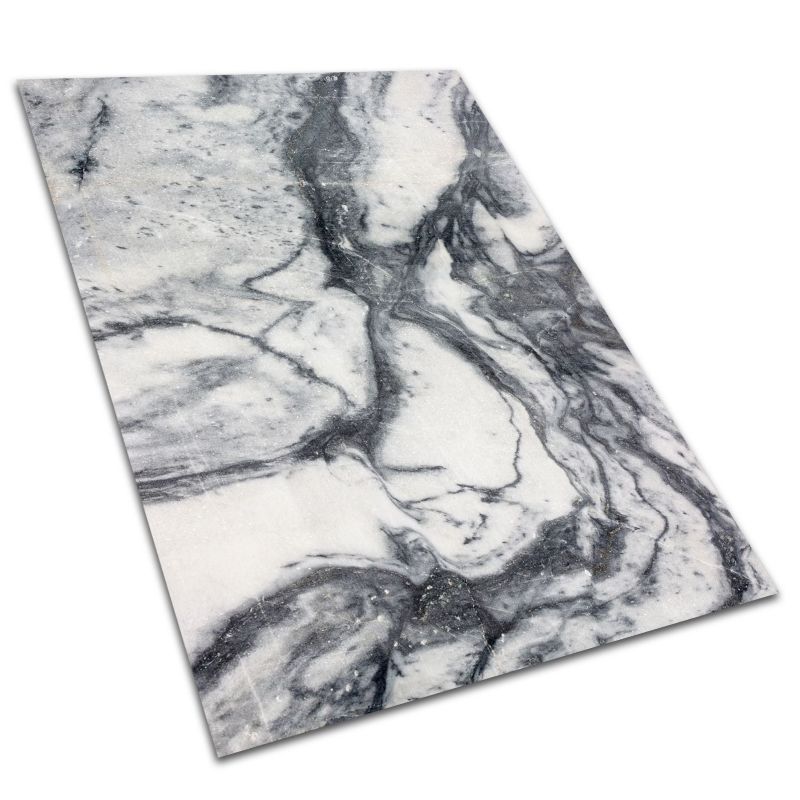 Dywan Balkonowy Tulup 80x120 cm Odporny Na Warunki Atmosferyczne Czarno-biały marmur 1 szt.
