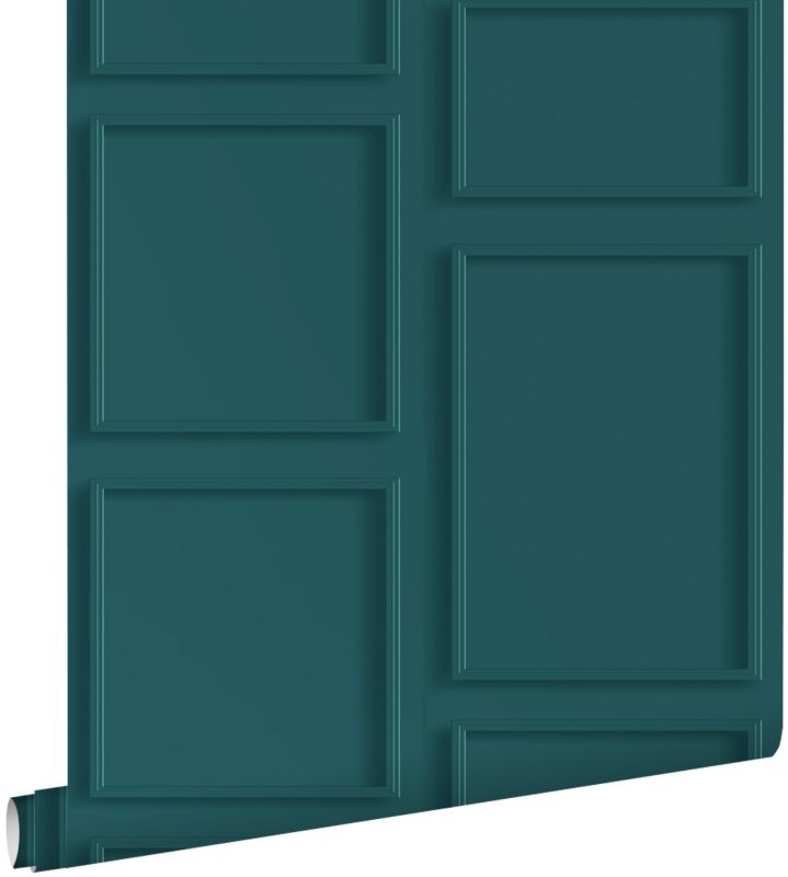 Tapeta ESTAhome panele ścienne petrol blue 50 x 900 cm - 1 rol.