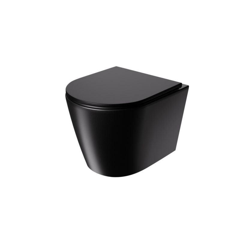 Miska WC Uptrend AMARO czarny mat, VORTEX 1 szt.