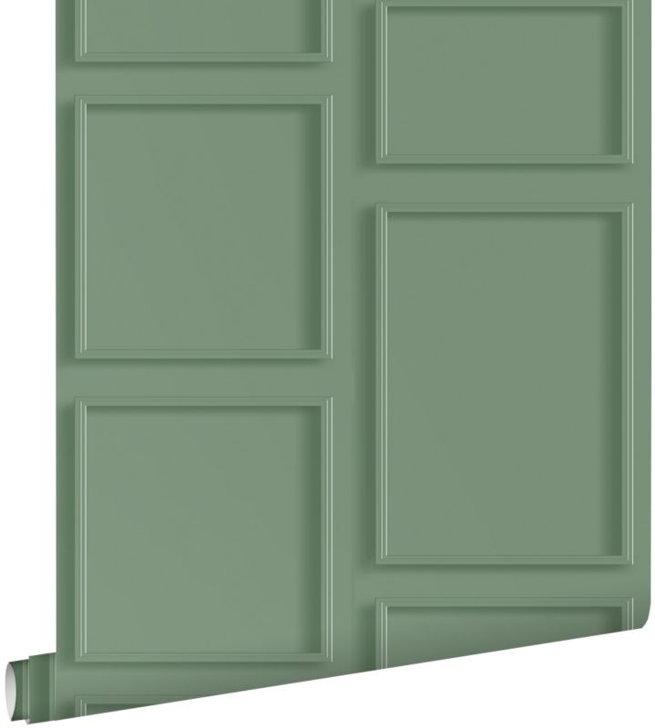 Tapeta ESTAhome panele ścienne szaro zielonym 50 x 900 cm - 1 rol.