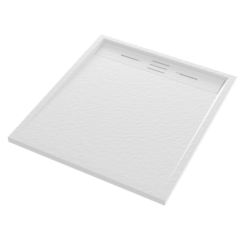 Brodzik Prysznicowy Prostokątny Granitan Viva 90x80CM Biały SMC Kompozyt 1szt.