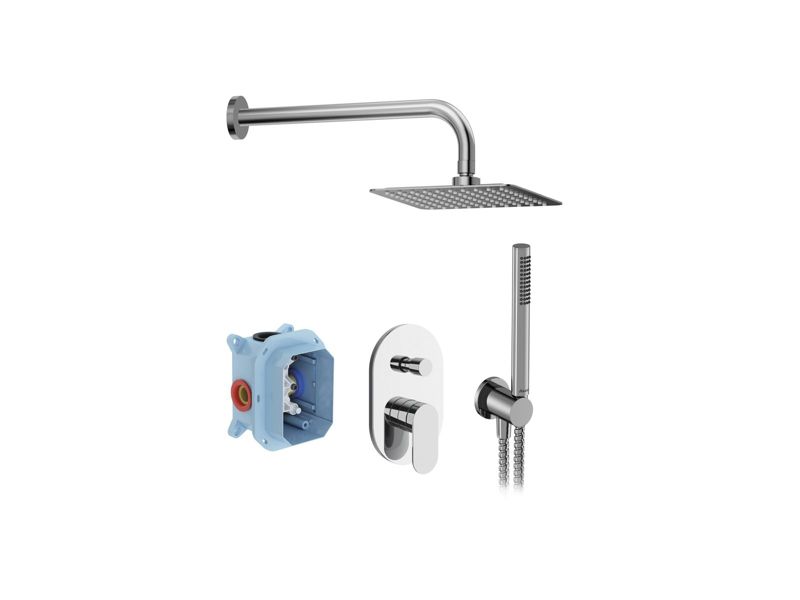 Prysznicowy zestaw podtynkowy Ravak Chrome CR II 090.01CR 7-częściowy chrom 1 szt