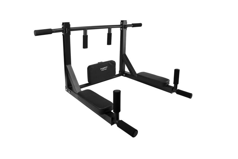 Drążek ścienny do podciągania FUNFIT GYM&FITNESS wielofunkcyjny stalowy 1 szt.