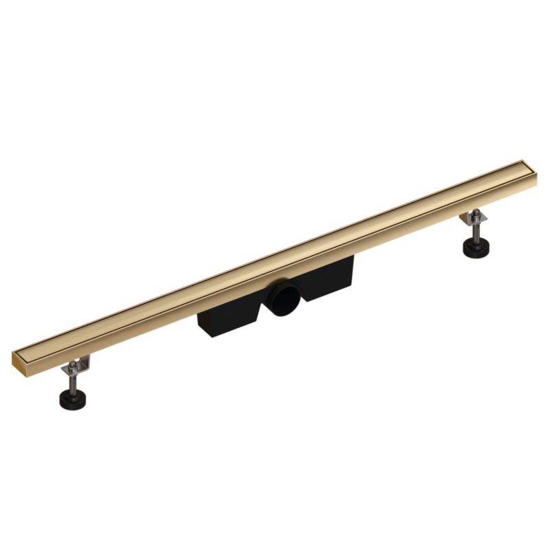 Odpływ liniowy Hytti Fluxio 60 cm złoty szczotkowany