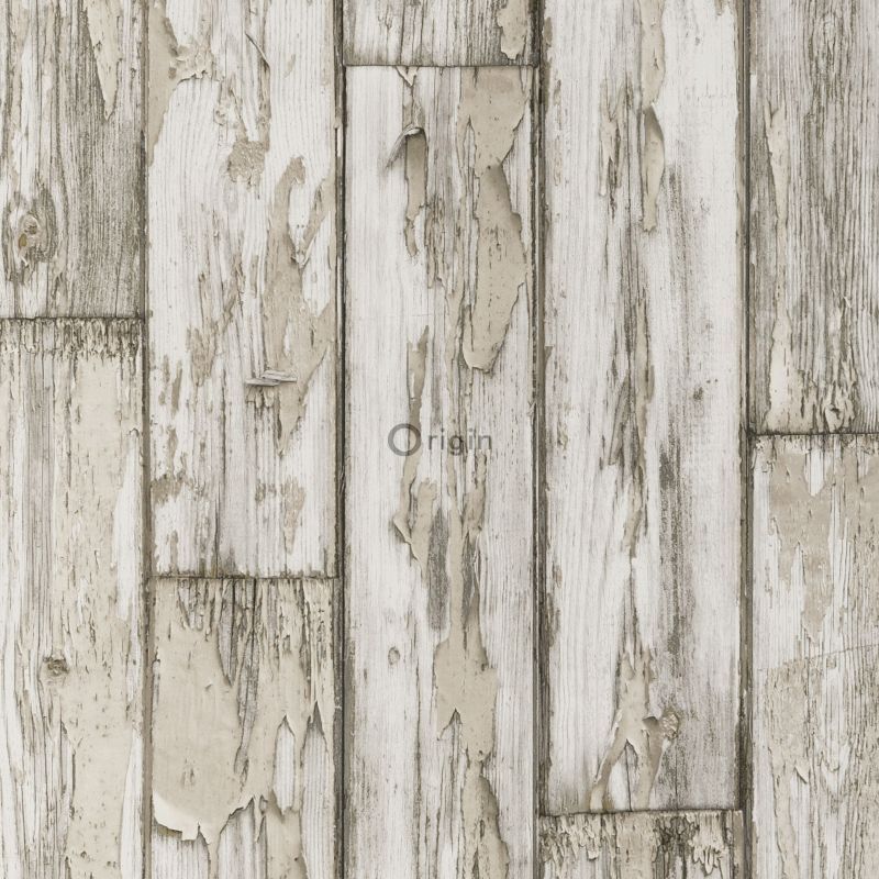 Tapeta Origin Wallcoverings deski szarym 52 cm x 10.05 m - 1 rol.