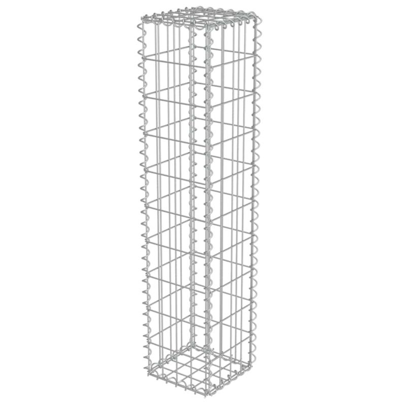 Ogrodzenie gabionowe vidaxl 20 x 20 x 100 cm 143575 srebrny 1 szt