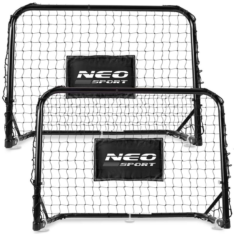 Zestaw bramka piłkarska Neo-sport NS-486 + pompka + piłka dla dzieci piłka nożna 2 szt.