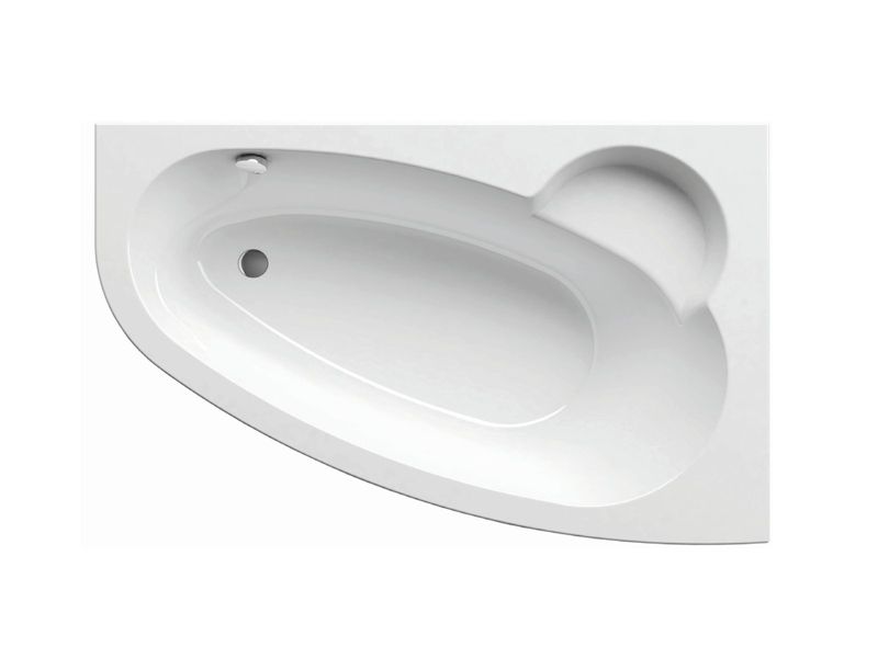 Akrylowa wanna asymetryczna Ravak Asymmetric 160x105 P biała 1 szt