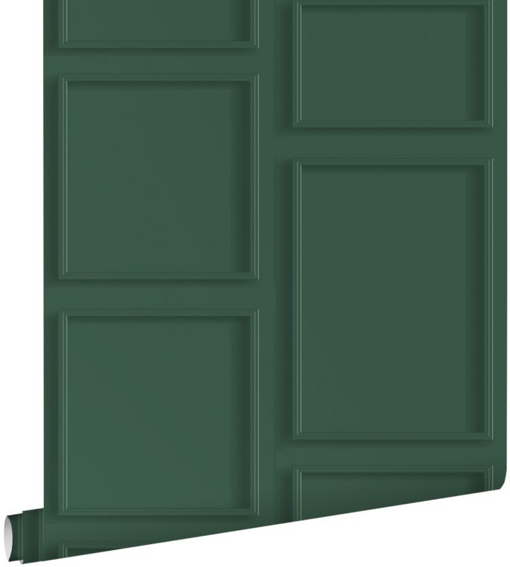 Tapeta ESTAhome panele ścienne ciemnej zieleni 50 x 900 cm - 1 rol.