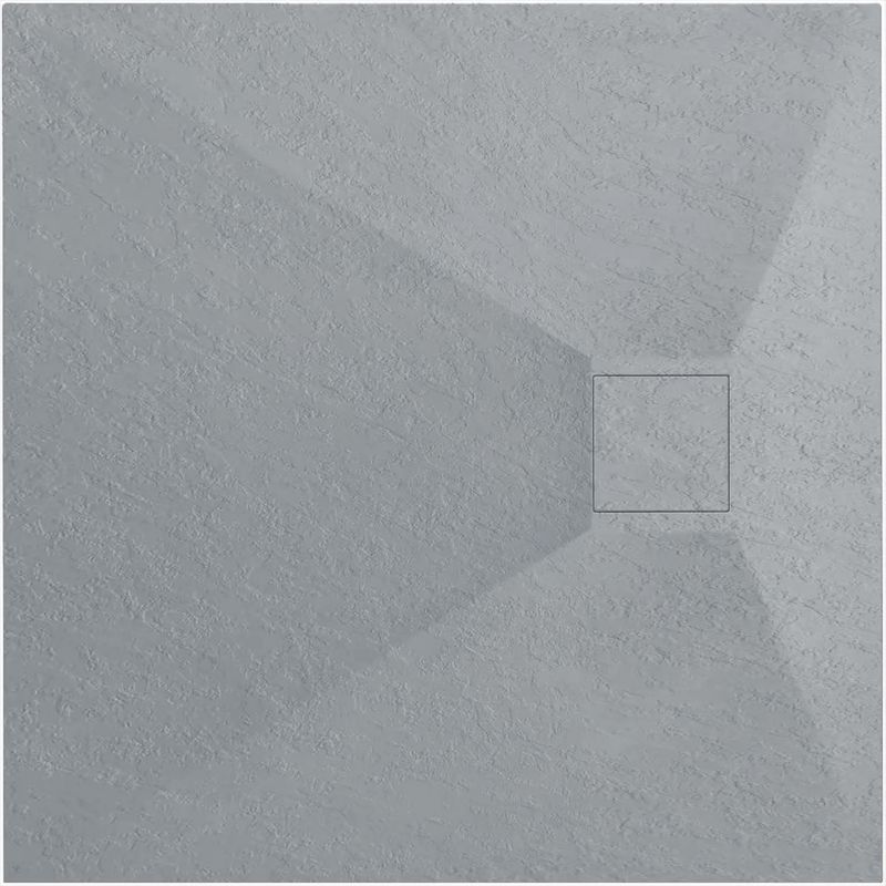 Brodzik Prysznicowy Rea Magnum 90X90 Szary 1 Szt