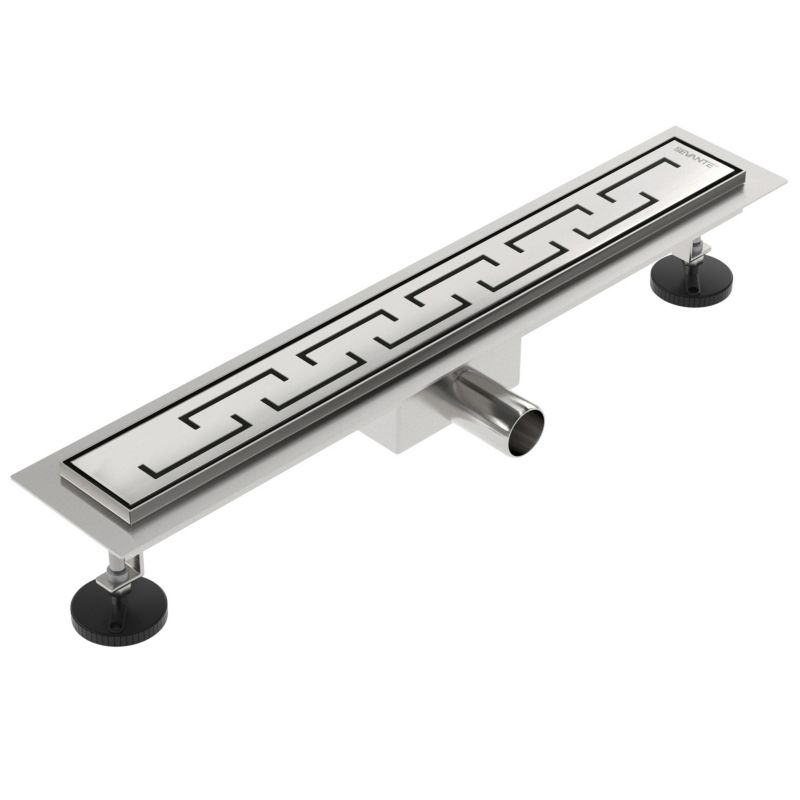 Odpływ liniowy SEVANTE z maskownicą WK088 120 cm inox FLAT 1szt.