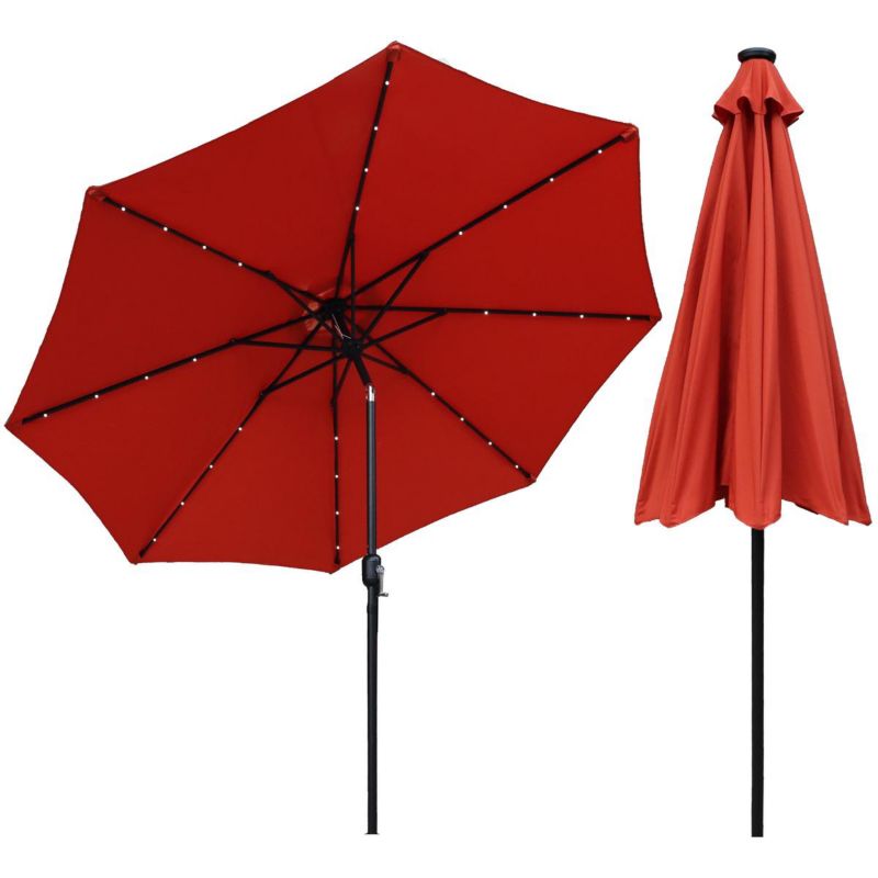 Parasol Saska Garden ogrodowy z oświetleniem led 300cm coccora 1szt