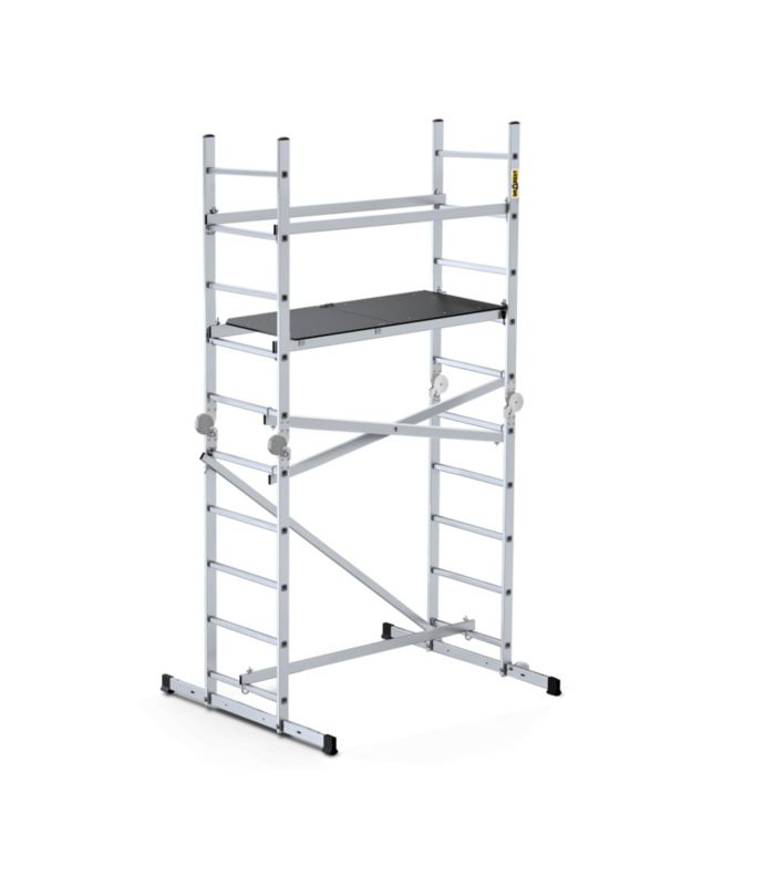 Aluminiowe rusztowanie DRABEST drabinowe jezdne IKAR 1 szt.