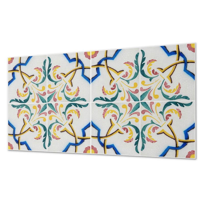 Okładzina Ścienna Z Grafiką PCV ArtPrintCave 120x60 cm Wzór roślinny z ornamentami 1 szt.
