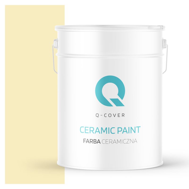 Farba Ceramiczna Do Ścian i Sufitów Q-Cover Kanarkowy H6981 Głęboki Mat 10L