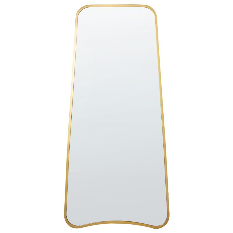 Lustro ścienne Levet 58 cm 122 cm Metal Złoty 1 szt.