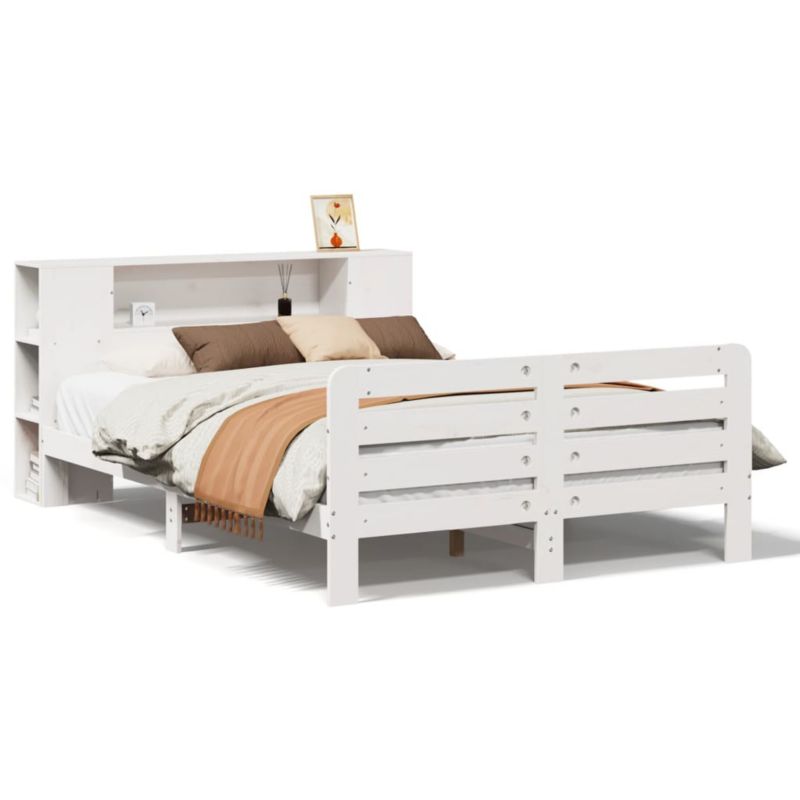 Rama łóżka WaszeMeble 150x200 cm Biały sosna WM-3309882 1 szt.