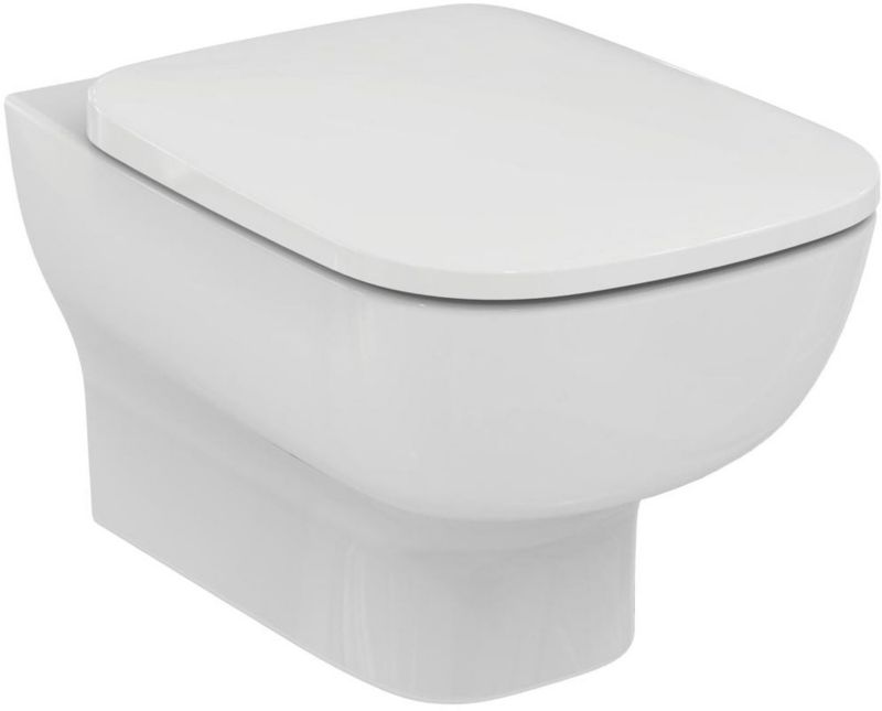 Miska WC wisząca Ideal Standard Esedra, ceramika biała, z kołnierzem, 1 szt.
