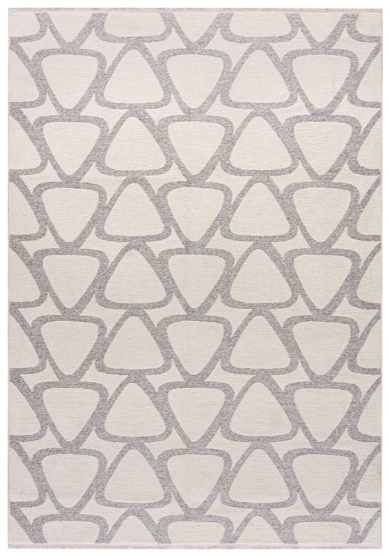 Dywan Dwustronny Wewnętrzny AMALFI TENERO Prostokątny Mazovia 80 x 200 cm Beżowy Motyw Geometryczny 1 szt.