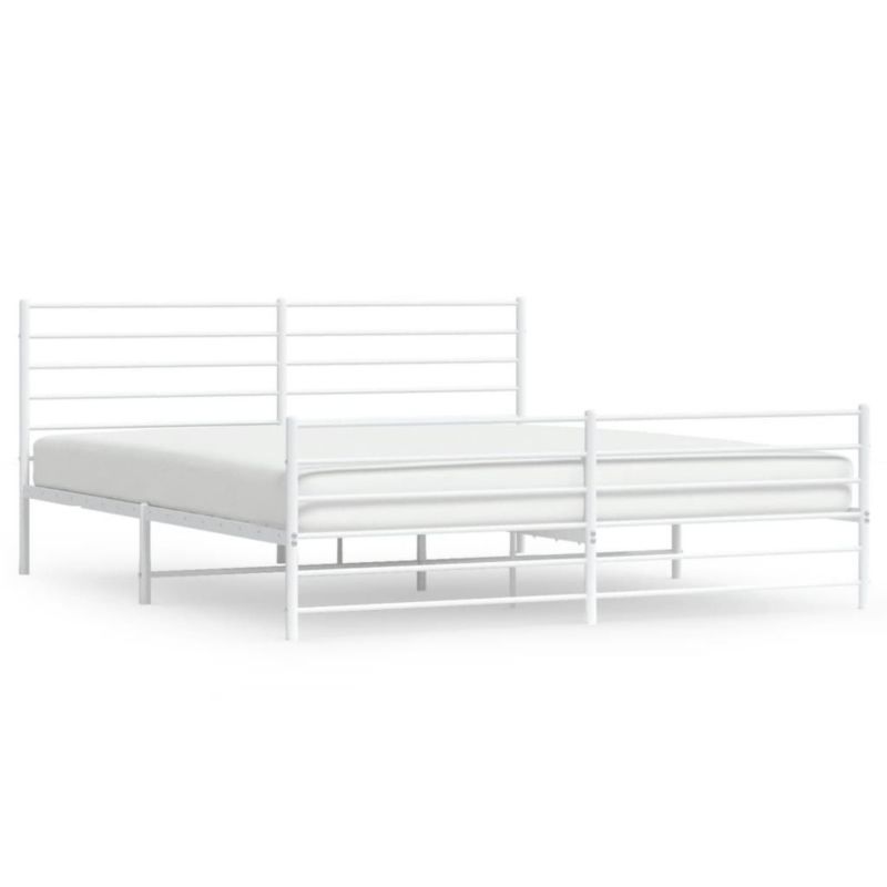 Łóżko metalowe WaszeMeble 193x203 cm biała WM-352392 1 szt.