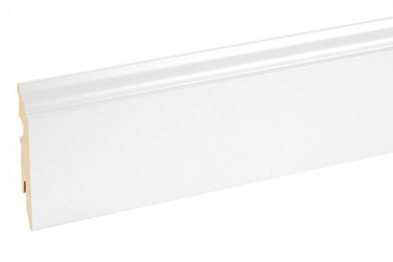 Listwa przypodłogowa MDF Cezar Biały RAL9003 Mat 2200x82x13mm 1 szt.