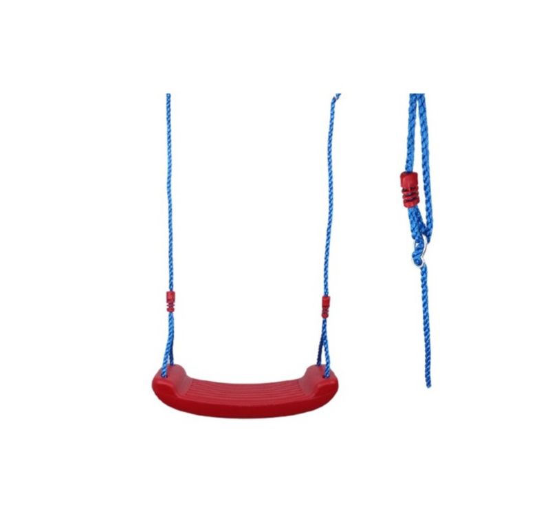 Huśtawka Allforbaby Plastikowa Płaska Multicolor Czerwona 1szt