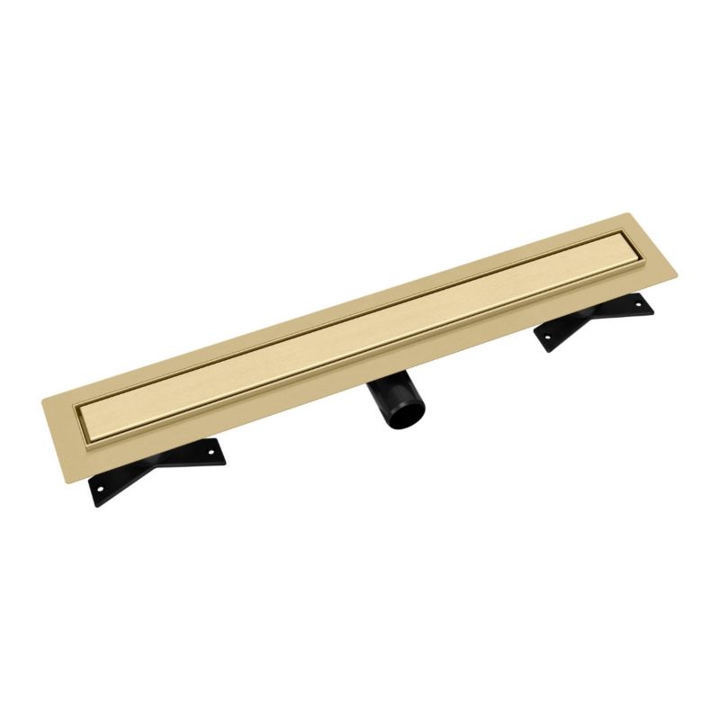 Odpływ liniowy Vogi Premium SLX ruszt Duo pod płytkę złoty 60 cm 1 szt.