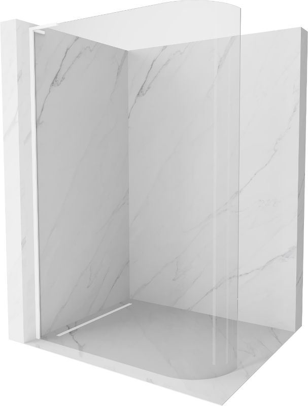 Ścianka prysznicowa Mexen Kioto L biały 100x200 cm 800-100-103-20-06 1 szt.