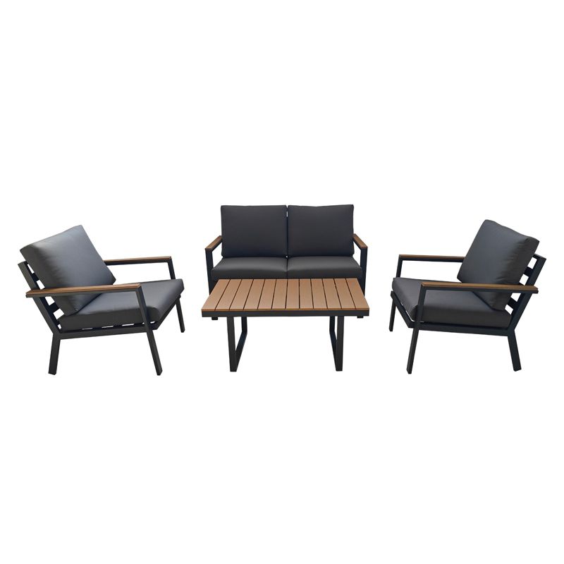 Zestaw mebli ogrodowych JUMI komplet 2x krzesło sofa stolik na taras balkon duży 1 szt.