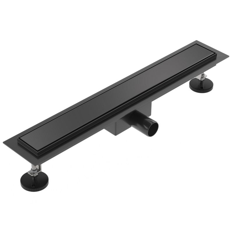 Odpływ liniowy SEVANTE z maskownicą WK173 90 cm czarny FLAT 1szt.