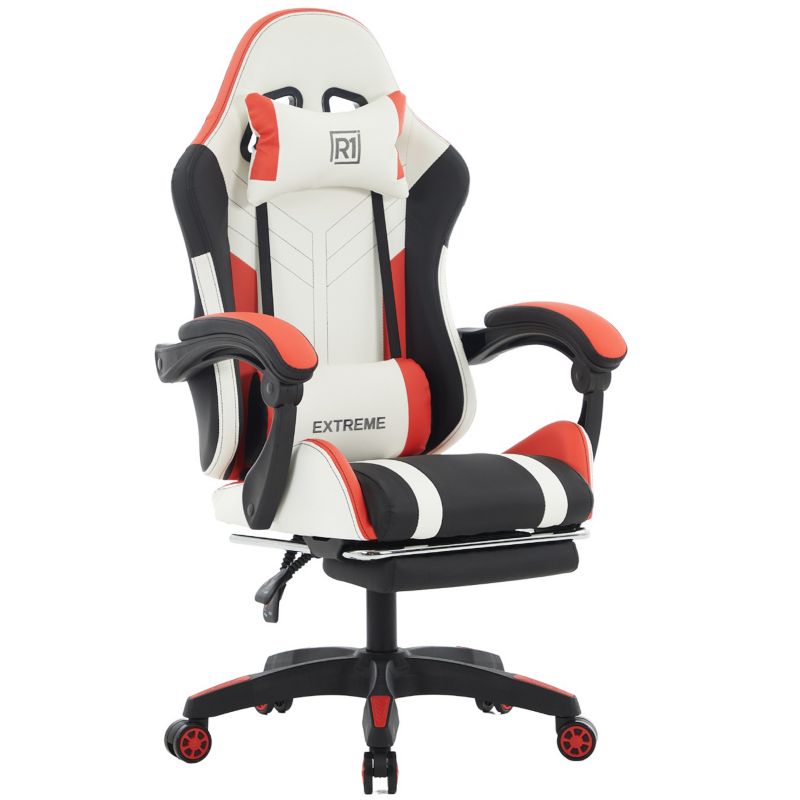 Fotel Gamingowy z podnóżkiem EXTREME R1 Red 1szt