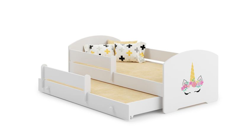 Łóżko podwójne Kobi LUK 160x80 Róg 1 szt.