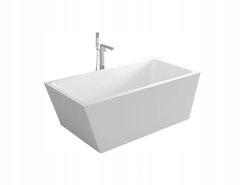 Wanna akrylowa wolnostojąca BT401-16 Bravat 160x80x58 cm Biała 1 szt.