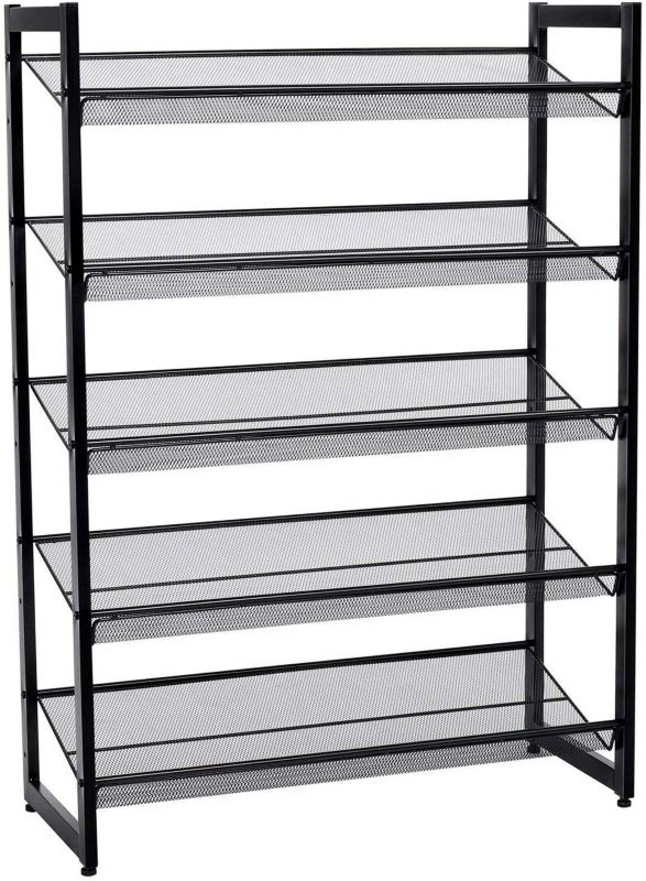Szafka na buty czarna Songmics 104 cm LOFTOWA 1 szt.