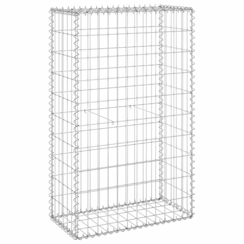 Ogrodzenie gabionowe vidaxl 60 x 30 x 100 cm 147811 srebrny 1 szt
