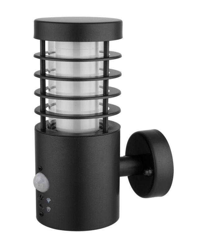 Kinkiet ogrodowy LED GoodHome Hampstead z czujnikiem ruchu 250 lm czarny