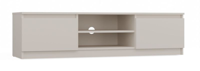 Szafka RTV 140 Topeshop Stolik 140 Cm Kaszmir Beż 40x140x36 cm 1 szt.