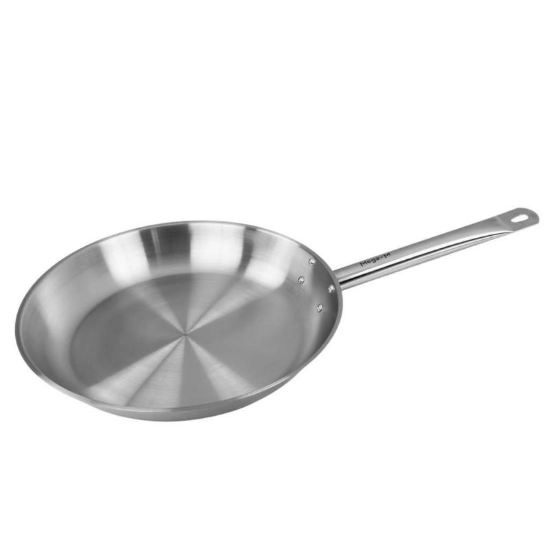 Patelnia ze stali nierdzewnej Mega-M Indukcja, Gaz śr.32cm 1 szt.