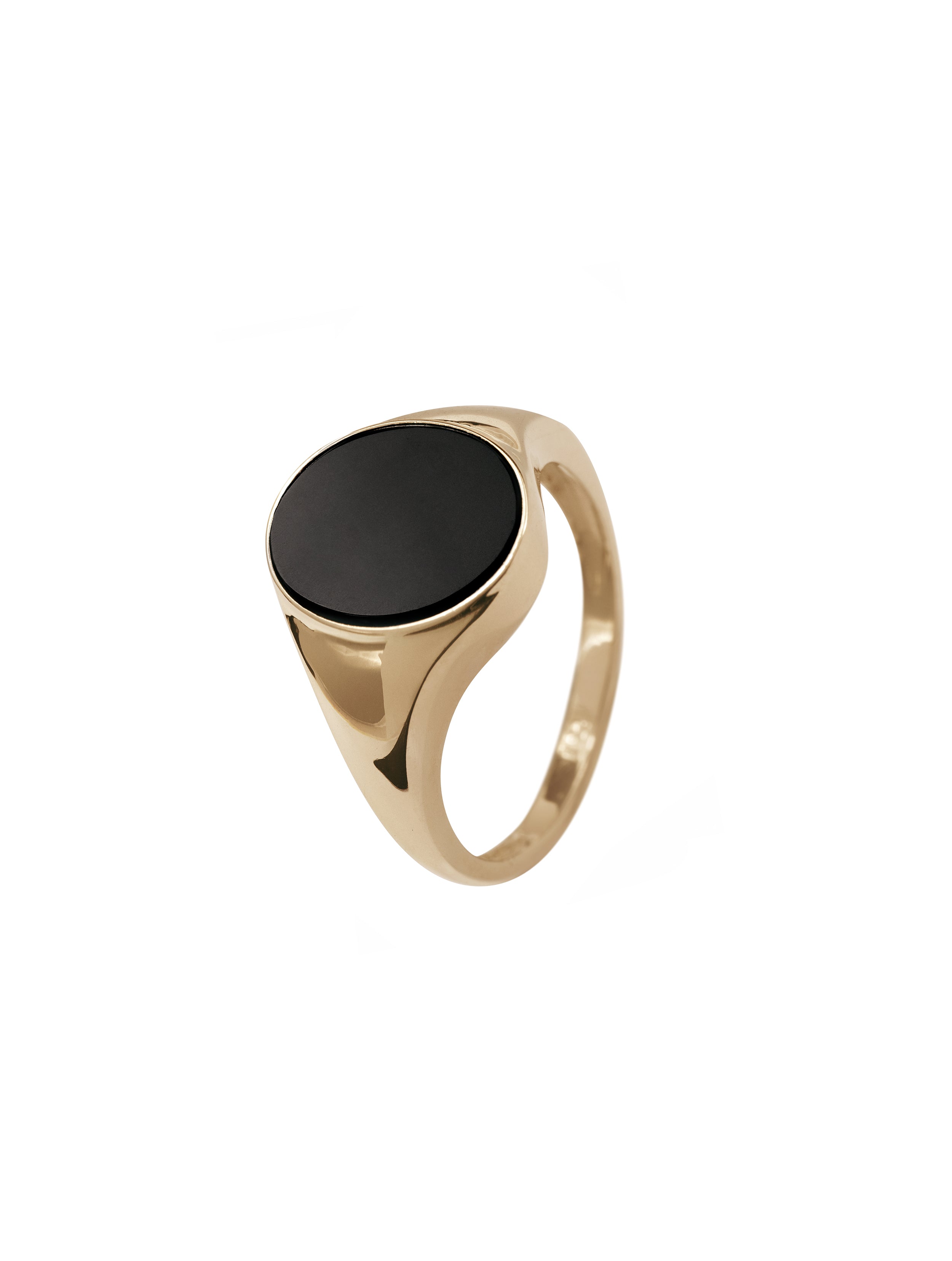 Oval Signet - sygnet z onyksem, 15