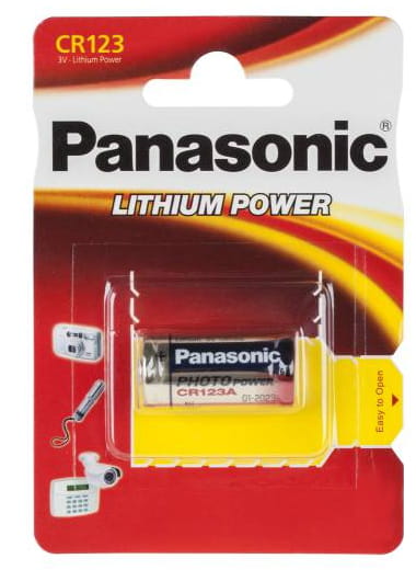 PANASONIC Bateria CR123 - Henryx24