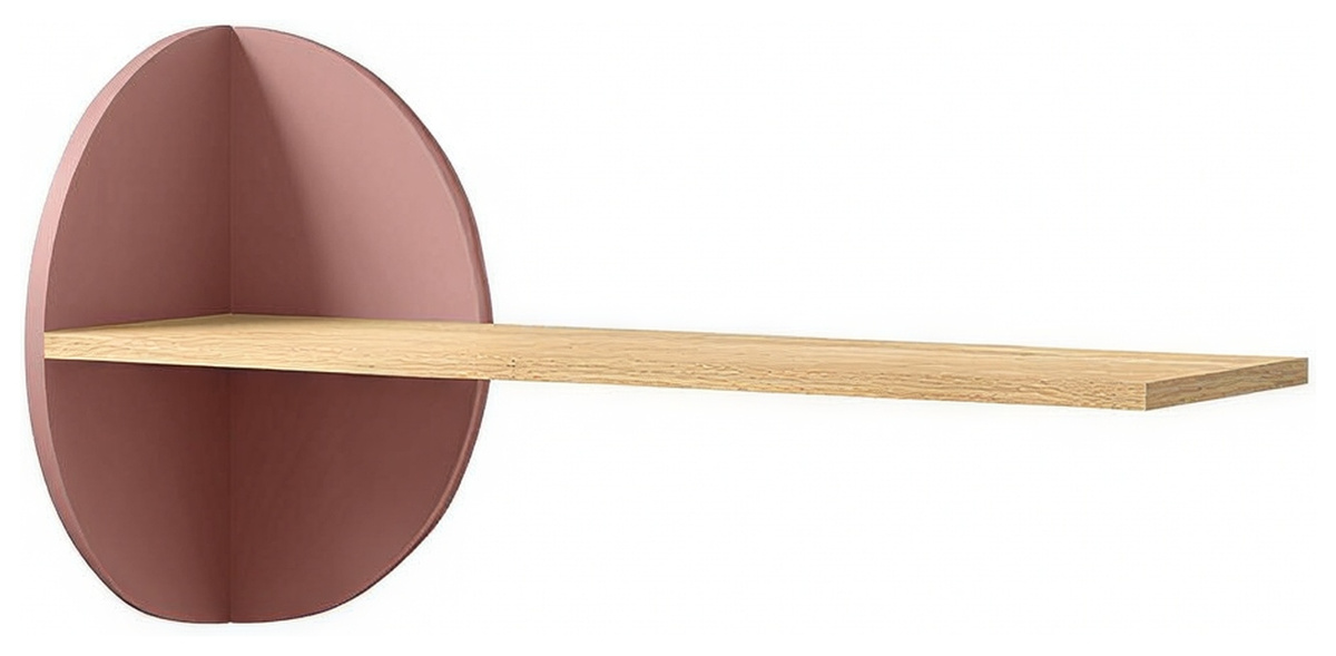Półka wisząca narożna na książki 82 cm do pokoju dziecięcego LOLLIE