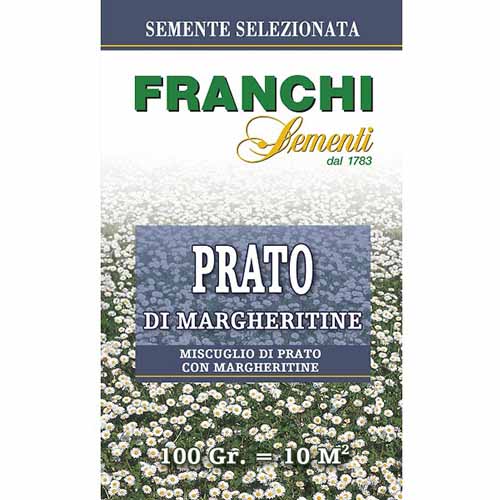 1 szt, Trawa gazonowa na trawnik z nasionami stokrotek Margheritine Morami - Nasiona: Ilość w opakowaniu: 100 g