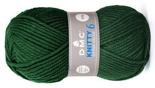 włóczka DMC KNITTY 6 kol. 839 / zieleń butelkowa