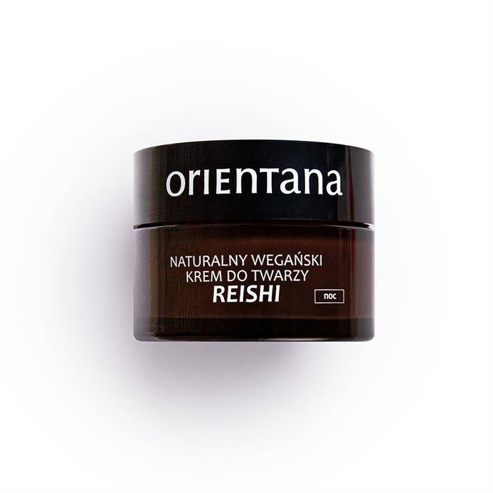 Orientana Naturalny wegański krem do twarzy na noc Reishi