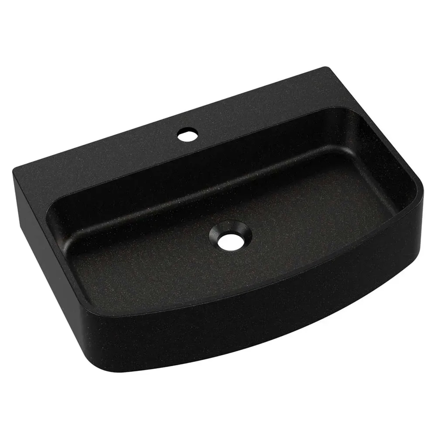 Umywalka SILBA Granitowa gold black 42 x 55 x 9 cm