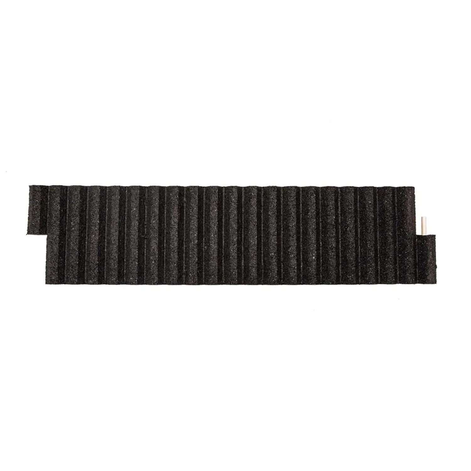 Palisada gumowa czarna - 20 x 80 x 4 cm