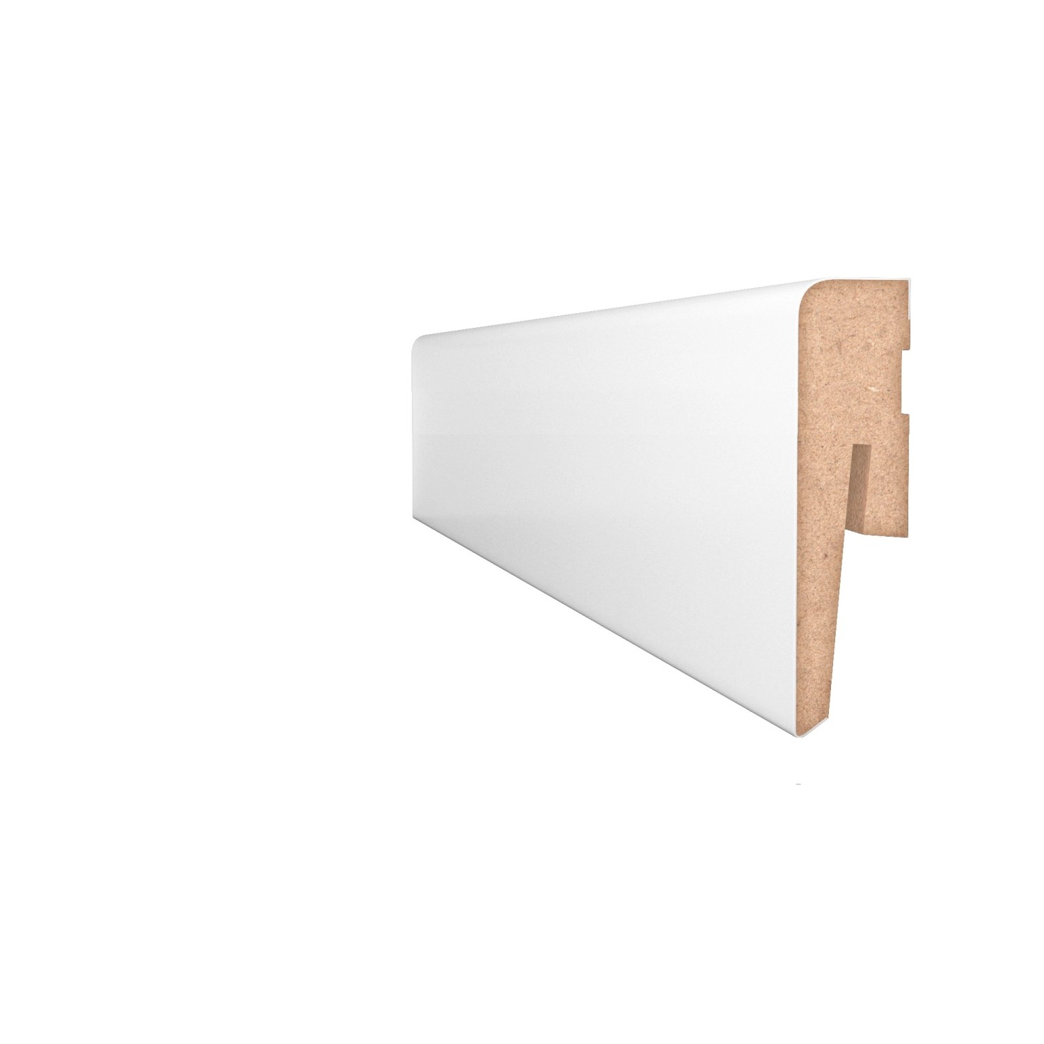 Foge Listwa przypodłogowa LO9 prosta biała 15 x 60 x 2400 mm